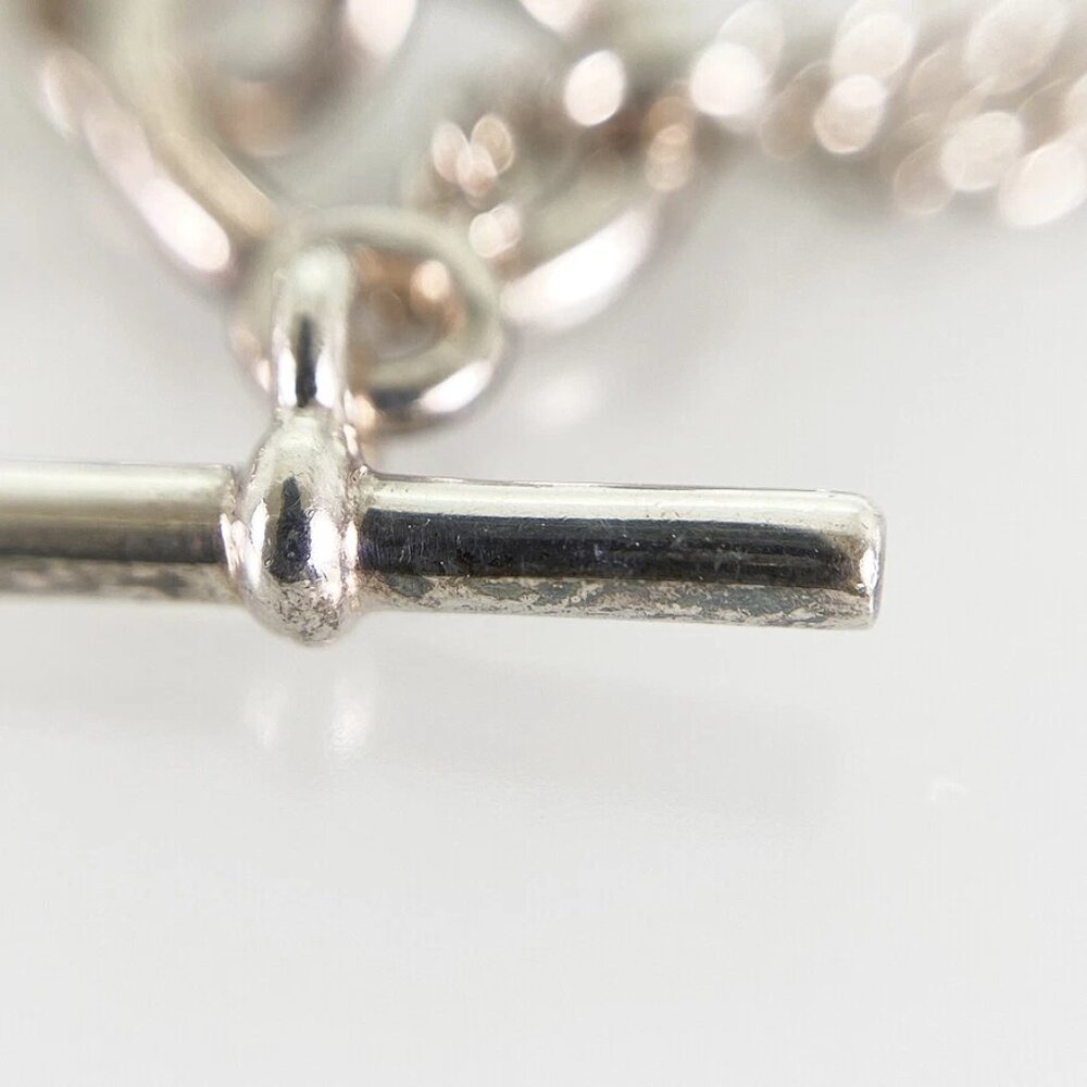 HERMES Amulettes Kelly Silver Necklace - Picture 3 of 13